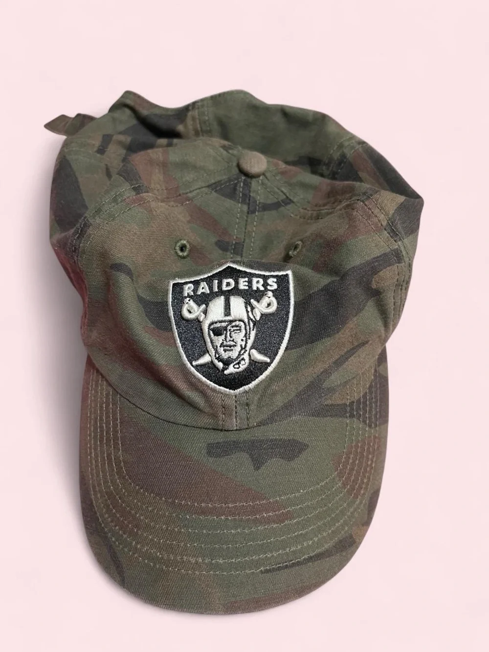 Camouflage Raiders Hat - Green & Brown